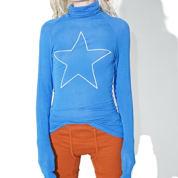 Daydream Nation Tops - New Daydream Nation Star Long Sleeve Turtle Neck